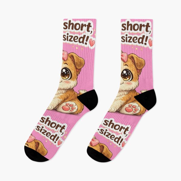 Item preview, Funny Cute Bulldog Big Eyes Kawaii Puppy I’m Short I’m Fun Sized designed and sold by StickyDelights.