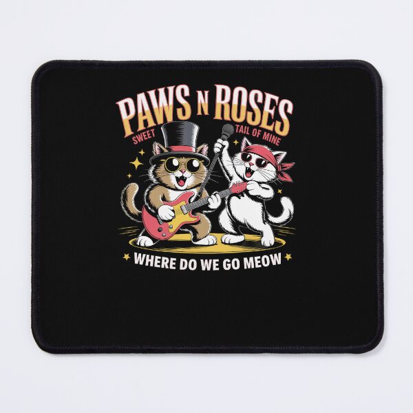 Item preview, Funny Cat Paws Rock Music Musical Concert Band Meowsterpiece designed and sold by Dressed For Duty.