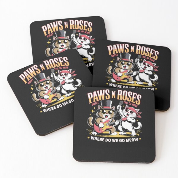 Item preview, Funny Cat Paws Rock Music Musical Concert Band Meowsterpiece designed and sold by Dressed For  Duty.