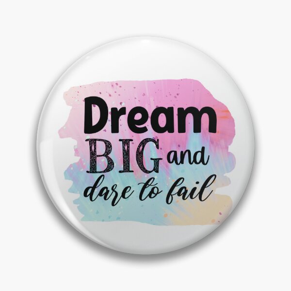 Item preview, Dream Big Dare To Fail – Inspirational Quote Design designed and sold by Cool-cat-art.