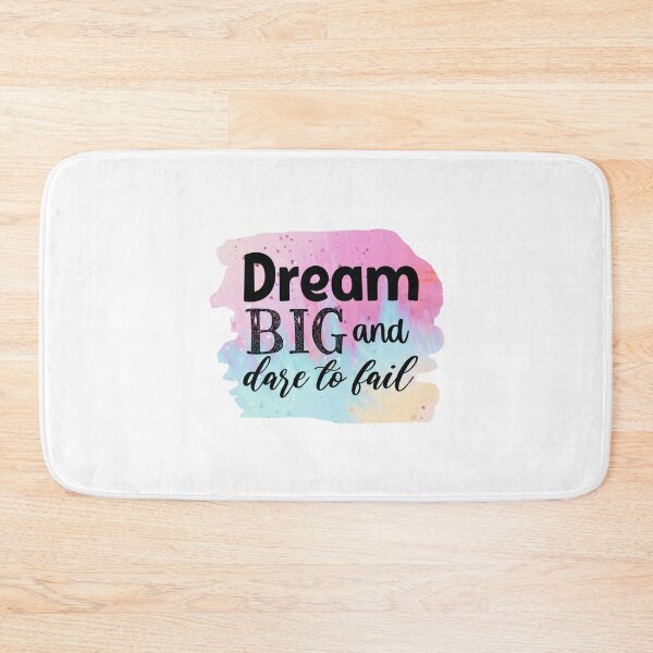 Item preview, Dream Big Dare To Fail – Inspirational Quote Design designed and sold by Cool-cat-art.