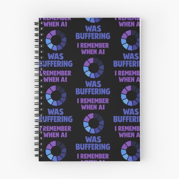 Item preview, I Remember When AI Was Buffering Funny Tech Humor Design designed and sold by TeeTimeTreasure.