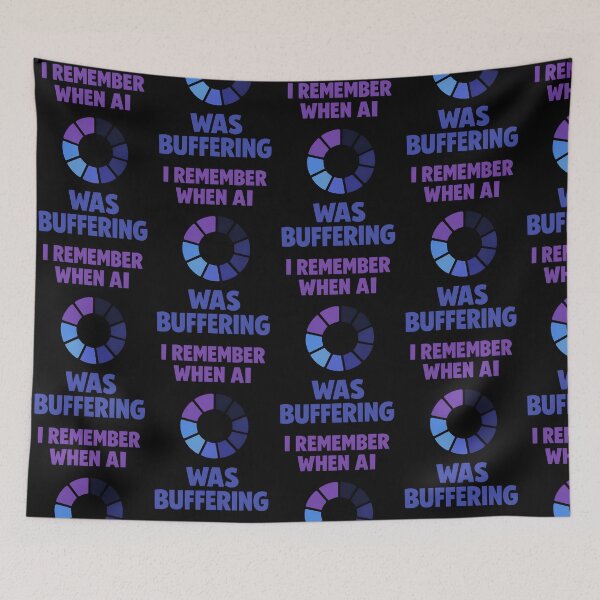 Item preview, I Remember When AI Was Buffering Funny Tech Humor Design designed and sold by TeeTimeTreasure.
