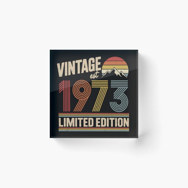 Item preview, Vintage 1973 Birthday : 53rd Birthday Retro Gift, Fifty Three Gift Idea, 53rd Birthday Gift, Vintage 1973 Birthday designed and sold by Merchall  store.