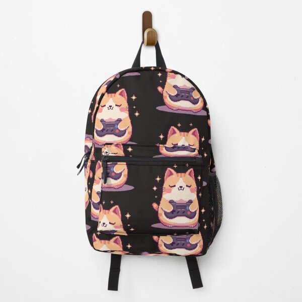 Item preview, Kawaii Gamer Cat - Pixel Art Gaming Kitty designed and sold by Verdezeus86 .