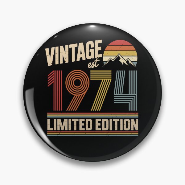 Item preview, Vintage 1974 Birthday : 52nd Birthday Retro Gift, Fifty Two Gift Idea, 52nd Birthday Gift, Vintage 1974 Birthday designed and sold by Merchall  store.