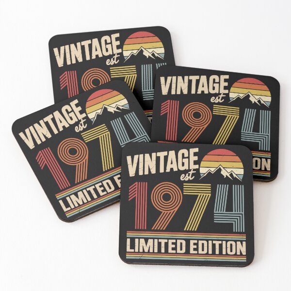 Item preview, Vintage 1974 Birthday : 52nd Birthday Retro Gift, Fifty Two Gift Idea, 52nd Birthday Gift, Vintage 1974 Birthday designed and sold by Merchall  store.