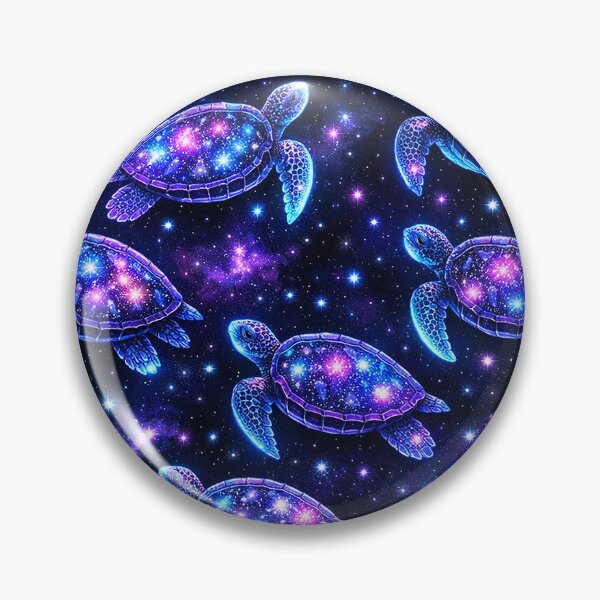 Item preview, Galactic turtles swimming in space designed and sold by Imprearte.