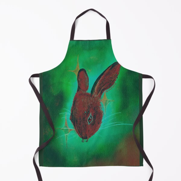 Item preview, Dreamy Green Bunny Head Surreal Aesthetic Art designed and sold by ghostieking.