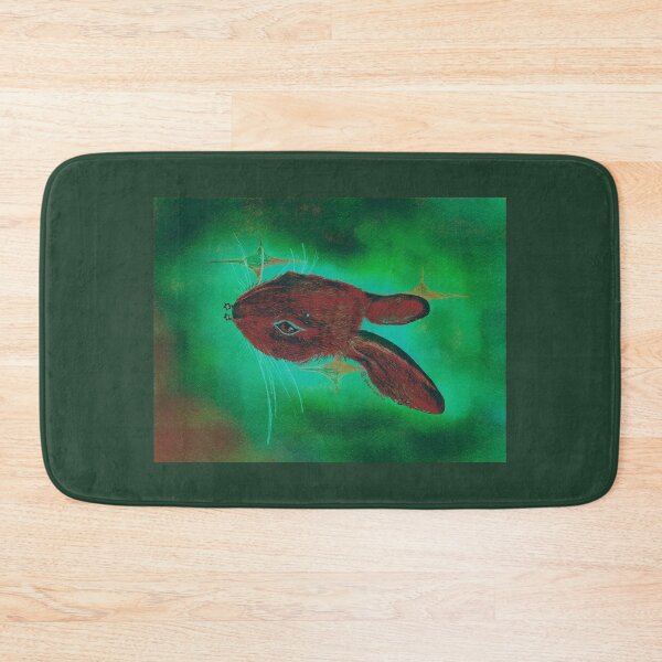 Item preview, Dreamy Green Bunny Head Surreal Aesthetic Art designed and sold by ghostieking.