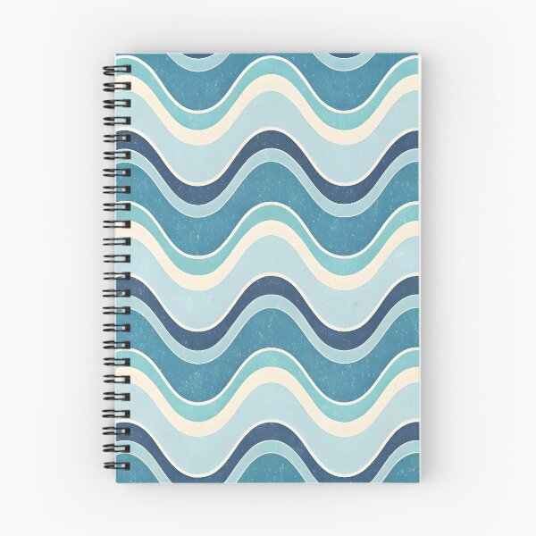 Item preview, Blue wave pattern designed and sold by trendspatterns.