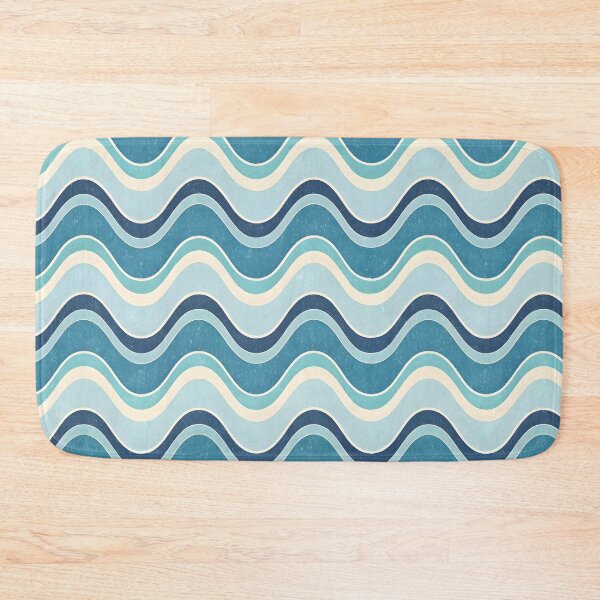Item preview, Blue wave pattern designed and sold by trendspatterns.