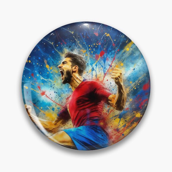 Item preview, Soccer player celebrating a goal designed and sold by paulrommer.