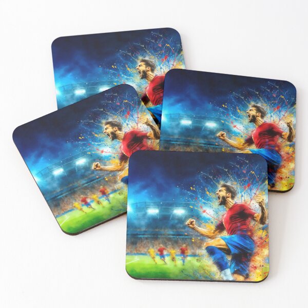 Item preview, Soccer player celebrating a goal designed and sold by paulrommer.