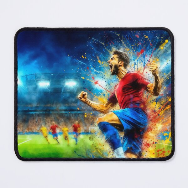 Item preview, Soccer player celebrating a goal designed and sold by paulrommer.