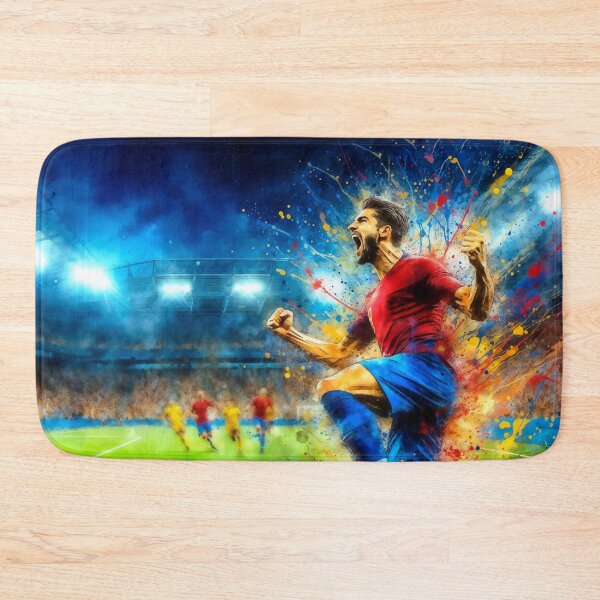 Item preview, Soccer player celebrating a goal designed and sold by paulrommer.