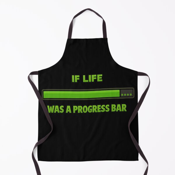Item preview, If Life Was A Progress Bar Funny Minimal Tech Humor Design designed and sold by TeeTimeTreasure.
