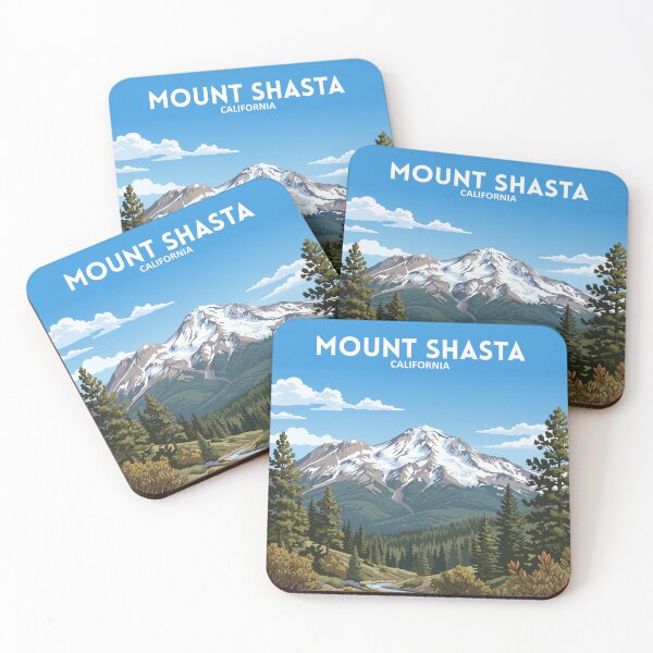 Item preview, Mount Shasta California - Travel Art designed and sold by Marciolini.