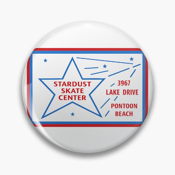 Item preview, Stardust Skate Center Pontoon Beach Illinois Roller Skating Rink Sticker Decal Label designed and sold by tislord.