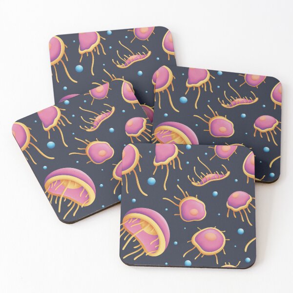 Item preview, Bioluminescence Jellyfish Pattern  designed and sold by JellyBeeJ.