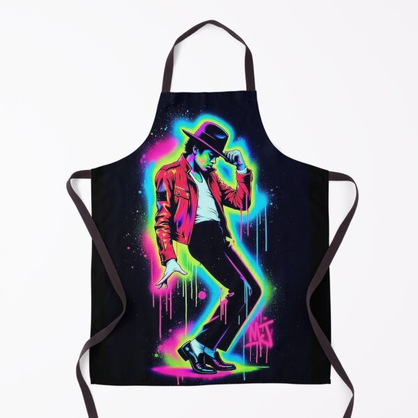 Item preview, MJ Dance King Neon Glow Bomber Jacket Art designed and sold by ExploreAura Studio.