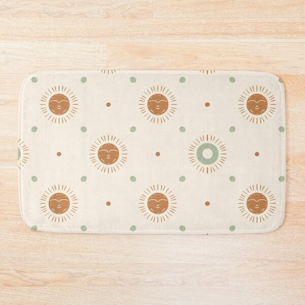 Item preview, Boho Happy Sun Seamless Pattern Design designed and sold by Quotable Gear.