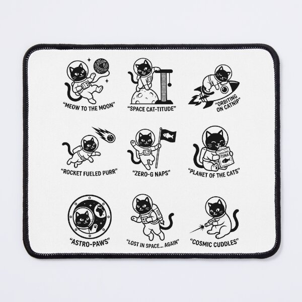 Item preview, Funny Black Cat Space Collection Retro Astronaut designed and sold by JessArty ⭐⭐⭐⭐⭐.