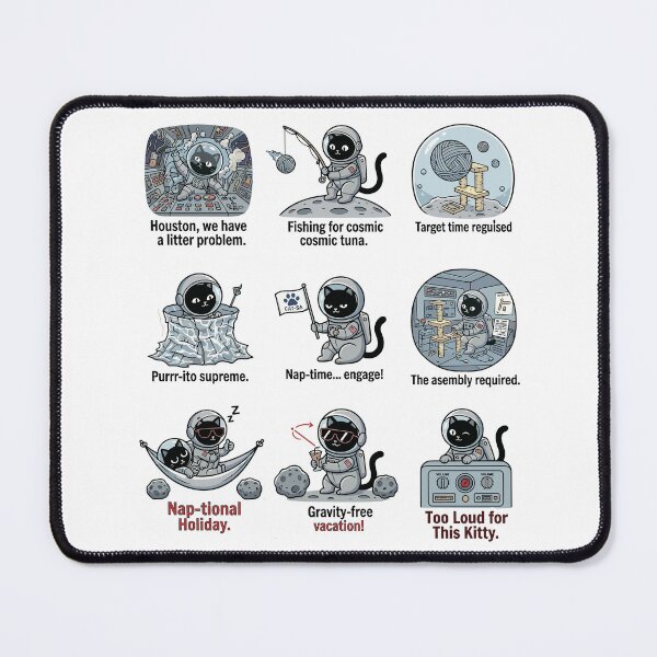 Item preview, Cat Astronaut Funny Space Collection designed and sold by JessArty ⭐⭐⭐⭐⭐.