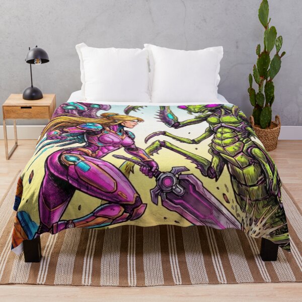 Item preview, Warrior girl confronts praying mantis. designed and sold by PP&RAINBOW SHOP.