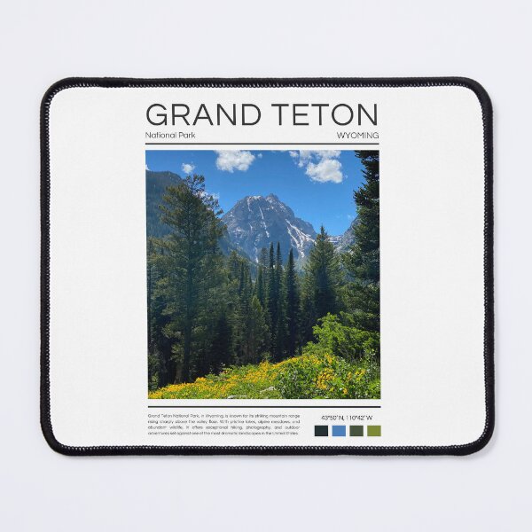Item preview, Grand Teton National Park - Wyoming  designed and sold by StudioRedKoala.