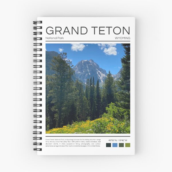 Item preview, Grand Teton National Park - Wyoming  designed and sold by StudioRedKoala.