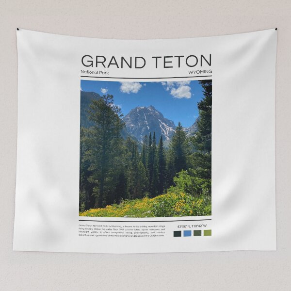 Item preview, Grand Teton National Park - Wyoming  designed and sold by StudioRedKoala.