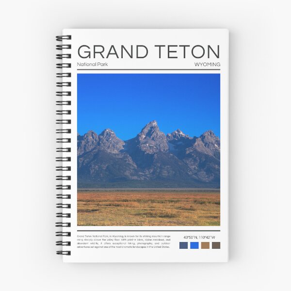 Item preview, Grand Teton National Park - Wyoming  designed and sold by StudioRedKoala.