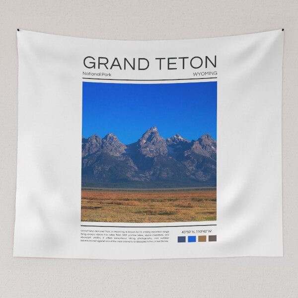 Item preview, Grand Teton National Park - Wyoming  designed and sold by StudioRedKoala.