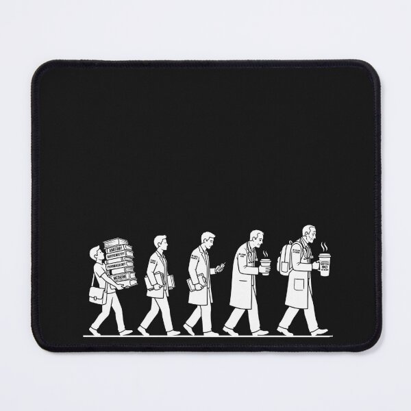 Item preview, Medical Evolution | From Textbooks to Tired Doctor designed and sold by NovaprintsbyFN.