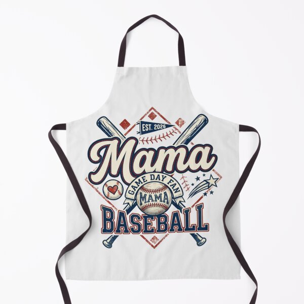 Item preview, Mama Baseball Game Day Fan EST 2026 - Vintage Sports Style designed and sold by Lozarux.