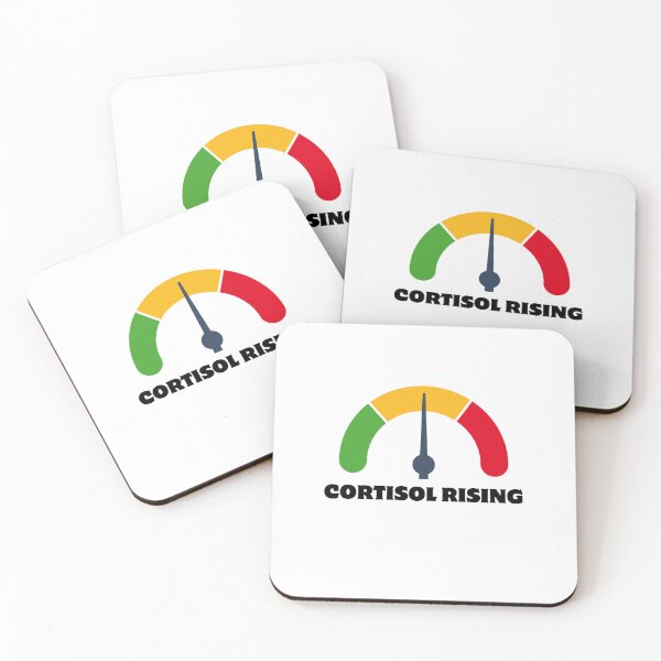 Item preview, CORTISOL RISING STRESS MEME  designed and sold by cyclingmania.
