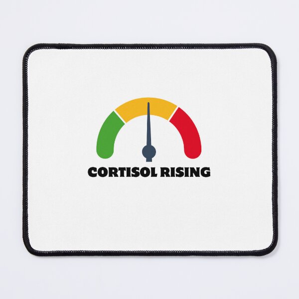 Item preview, CORTISOL RISING STRESS MEME  designed and sold by cyclingmania.