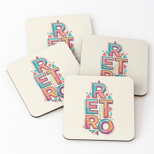 Item preview, Retro — Vibrant Geometric Typography designed and sold by 89BLACK.