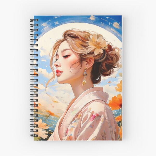 Item preview, Dreamy Woman in Flower Field designed and sold by BetweenForms.