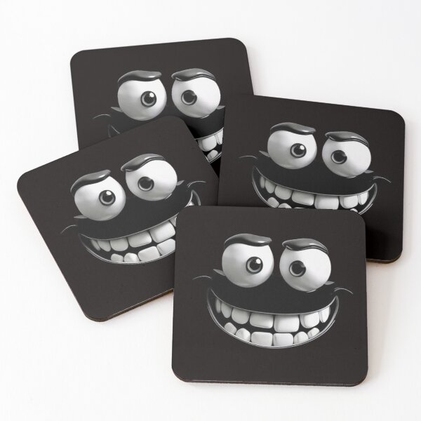 Item preview, Creepy Smiley Face – Dark Humor Cartoon Grin designed and sold by Kruti Collection.