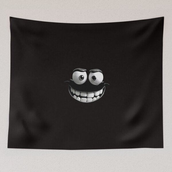 Item preview, Creepy Smiley Face – Dark Humor Cartoon Grin designed and sold by Kruti Collection.