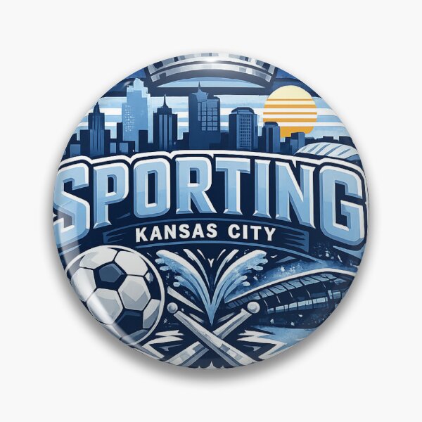 Item preview, Kansas City Soccer Design Skyline Football Fan Shirt USA Sports Graphic Kansas City Gift Soccer Lover Tee designed and sold by GarnerSupplyCo.