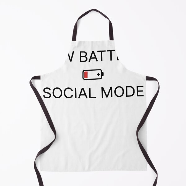 Item preview, Low Battery Social Mode – Introvert Humor & Social Energy Design designed and sold by JA World - Art & Design.