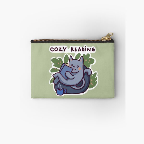 Item preview, Cozy reading cute cat designed and sold by sianelliot.