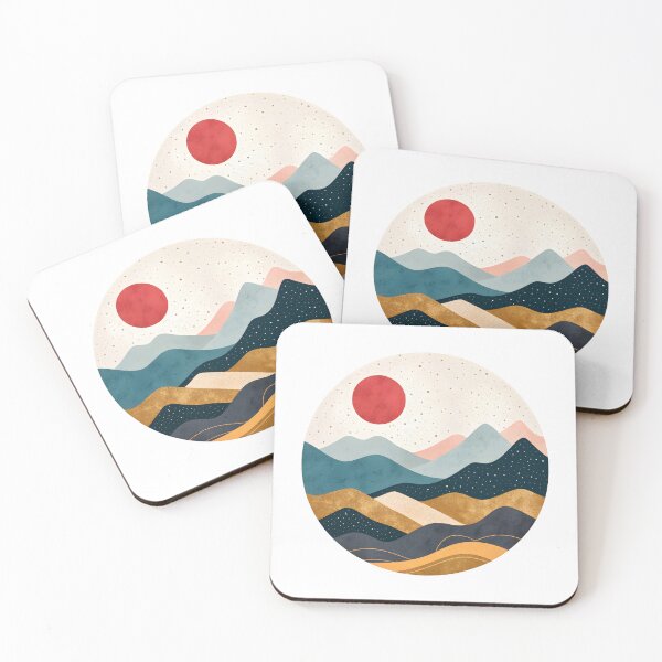 Item preview, Mountains sunset designed and sold by trendspatterns.