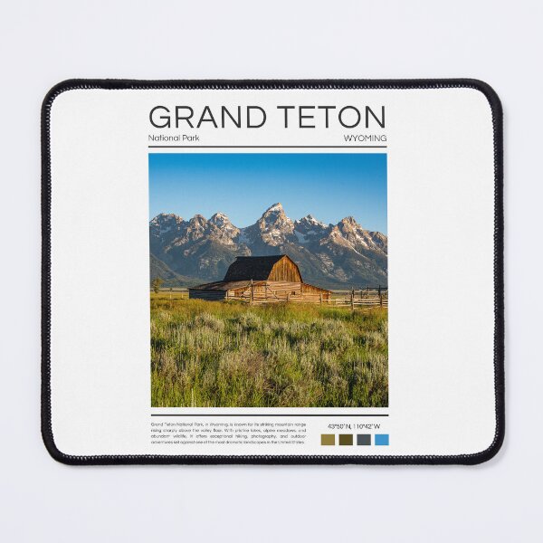 Item preview, Grand Teton National Park - Wyoming  designed and sold by StudioRedKoala.