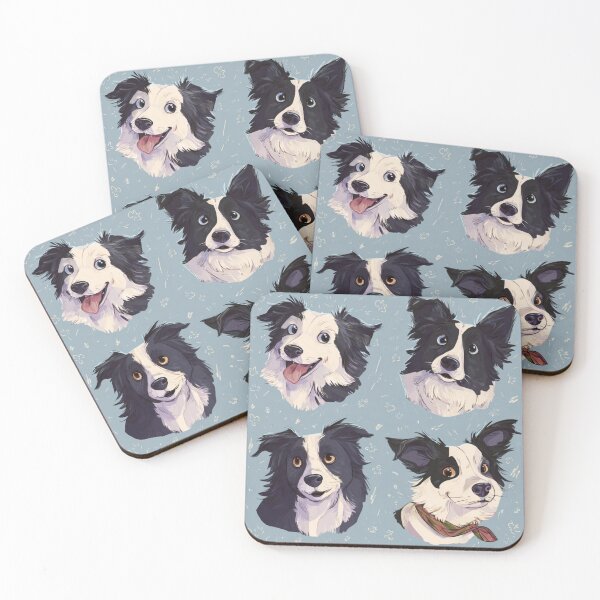 Item preview, Happy Border Collie Dog Lover Puppy Cartoon designed and sold by NicolasGlowArt.