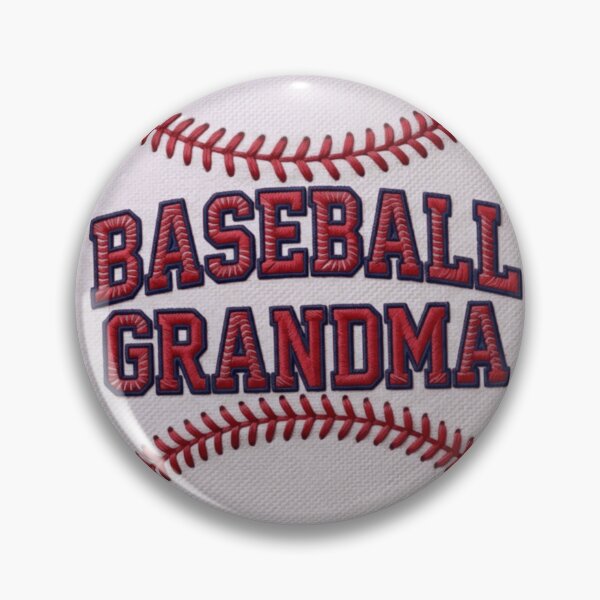 Artikelvorschau, Baseball-Oma-Aufnäher im Vintage-Stil – Sportfan entworfen und verkauft von Lozarux.