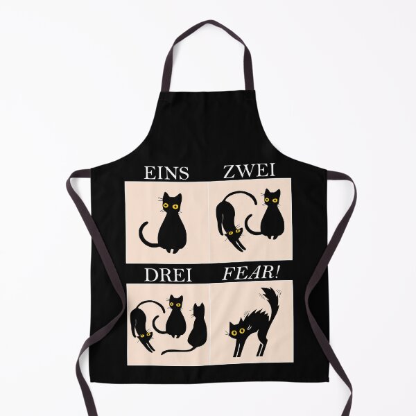 Item preview, Learning German Fear: Eins, Zwei, Drei - Cat FEAR (dark background) designed and sold by Groenendijk.